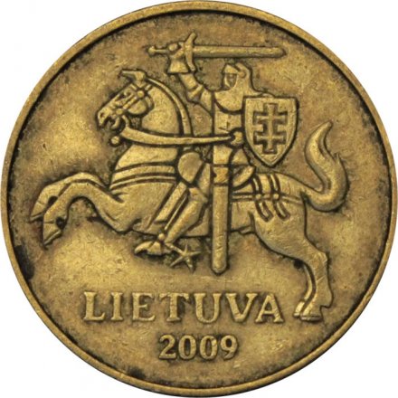 Литва 20 центов 2009 год