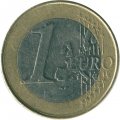Бельгия 1 евро 2002 год