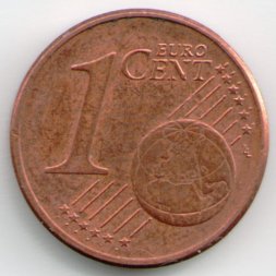 Германия 1 евроцент 2010 год (G)
