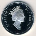 Канада 1 доллар 1993 год - 100 лет Кубку Стенли. Хоккеисты (Proof)
