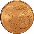 Греция 5 евроцентов 2002 год (без отметки МД)