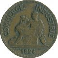 Франция 50 сантимов 1924 год
