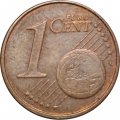 Люксембург 1 евроцент 2004 год