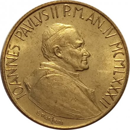 Ватикан 200 лир 1982 год - Крестьянин