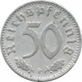 Третий Рейх 50 рейхспфеннигов 1944 год (F)