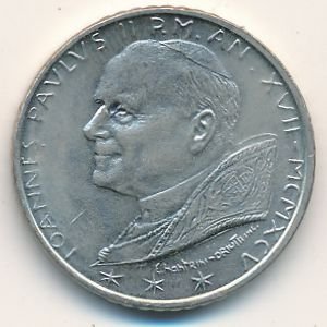 Ватикан 100 лир 1995 год