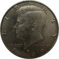 США 1/2 доллара 1989 год - Джон Кеннеди (D)