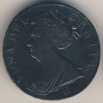 Великобритания 1 крона 1707 год