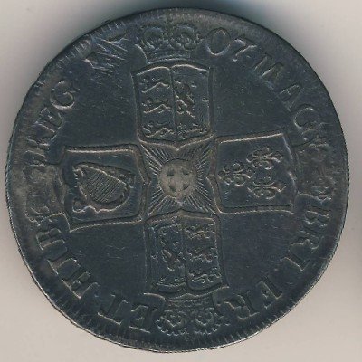 Великобритания 1 крона 1707 год