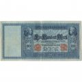 Германия 100 марок 1910 год (красная печать) - VF