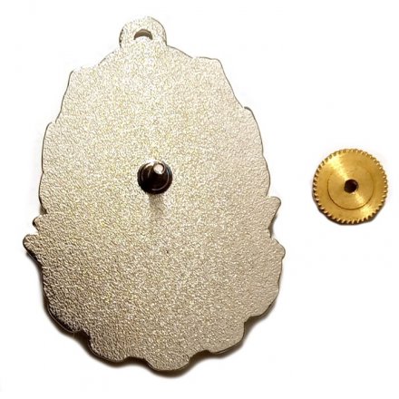 Знак Сторожевой корабль &quot;Ярослав Мудрый&quot;. 10 лет (серебристый)