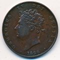 Великобритания 1 фартинг 1826 год