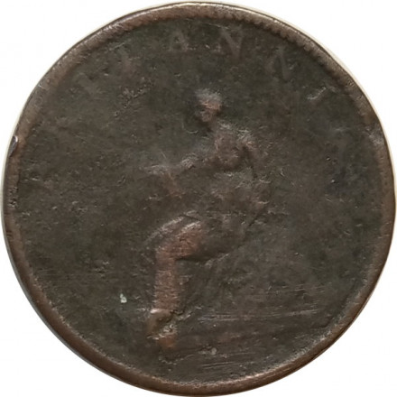 Великобритания 1/2 пенни 1806 год Георг III