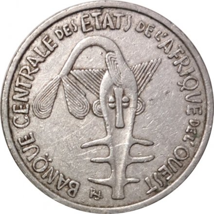Западная Африка 100 франков 2005 год