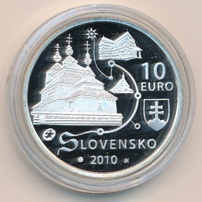 Словакия 10 евро 2010 год