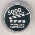 Словения 5000 толаров 2005 год