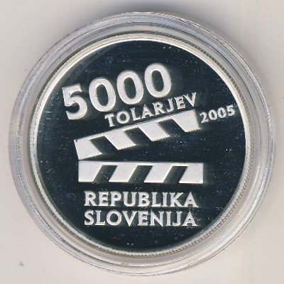 Словения 5000 толаров 2005 год
