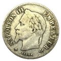 Франция 20 сантимов 1866 год - Отметка МД: &quot;A&quot; - Париж