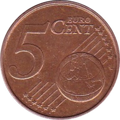 Нидерланды 5 евроцентов 1999 год