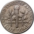 США 1 дайм (10 центов) 1988 год - Франклин Рузвельт (D)