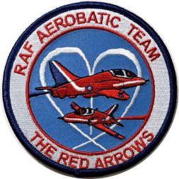 Шеврон Raf aerobatic team the Red Arrows (Красные стрелы). ВВС Великобритании (тип 2)