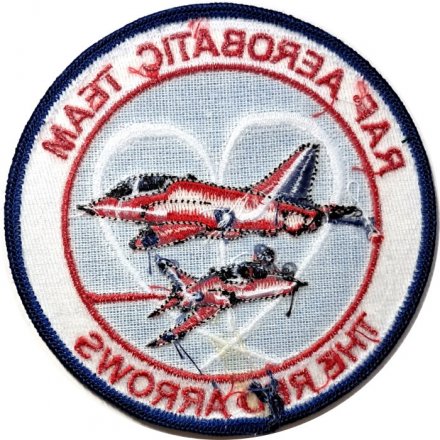 Шеврон Raf aerobatic team the Red Arrows (Красные стрелы). ВВС Великобритании (тип 2)