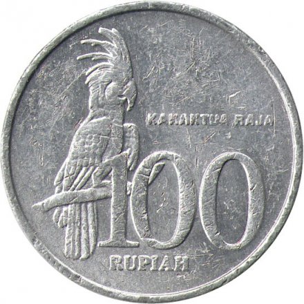 Индонезия 100 рупий 2003 год - Какаду