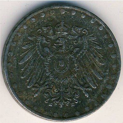 Германия 10 пфеннигов 1916 год - E