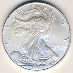 США 1 доллар 2007 год