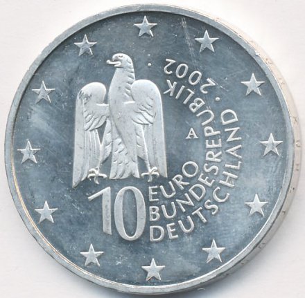 Германия 10 евро 2002 - Музейный остров