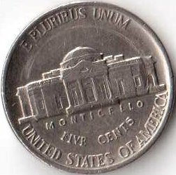 США 5 центов 2000 год - Томас Джефферсон (P)