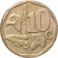 ЮАР 10 центов 2001 год