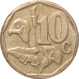 ЮАР 10 центов 2001 год