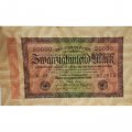 Германия (Веймарская Республика) 20000 марок 1923 год - Водяной знак - орнамент звезды - VF-XF