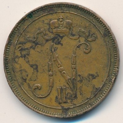 Финляндия 10 пенни 1911 год