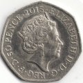 Великобритания 50 пенсов 2015 год - 75 лет Битве за Британию (JC)