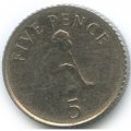 Гибралтар 5 пенсов 2007 год