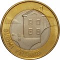 Финляндия 5 евро 2013 год - Исторические регионы Финляндии. Строения - Остроботния
