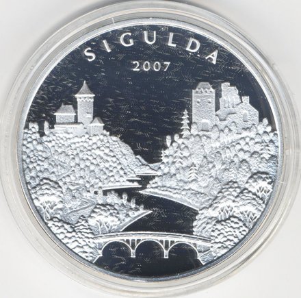 Латвия 1 лат 2007 год - Сигулда