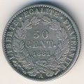 Франция 50 сантимов 1881 год
