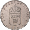 Швеция 1 крона 1989 год - Король Карл XVI Густав