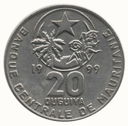 Мавритания 20 угий 1999 год