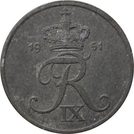 Дания 1 эре 1951 год