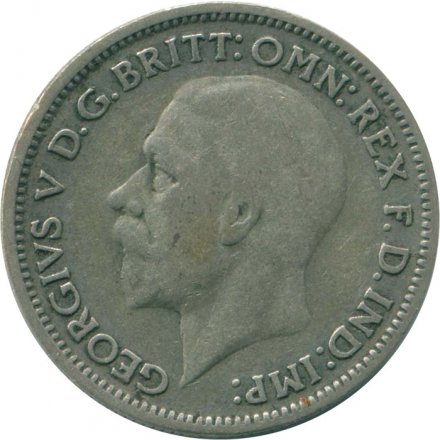 Великобритания 6 пенсов 1934 год 