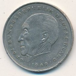 ФРГ 2 марки 1978 год