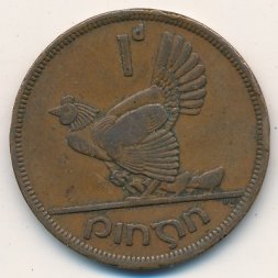 Ирландия 1 пенни 1948 год