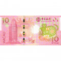 Макао 10 патак 2020 год - Год крысы - Банк Китая - UNC