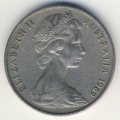 Австралия 20 центов 1969 год - Утконос