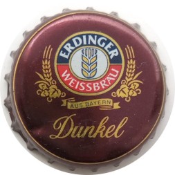 Пивная пробка Германия - Erdinger Weissbrau. Dunkel. Aus Bayern