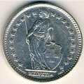 Швейцария 1 франк 1958 год